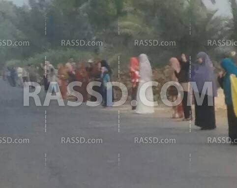 سلسلة بشرية بأبو حمص بالبحيرة رفضا لانتخابات العسكر