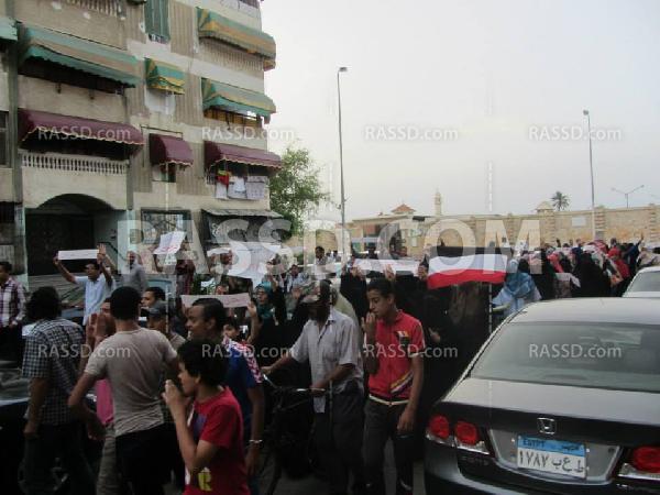 مسيرة رافضة للانقلاب للتحالف الوطني ببورسعيد