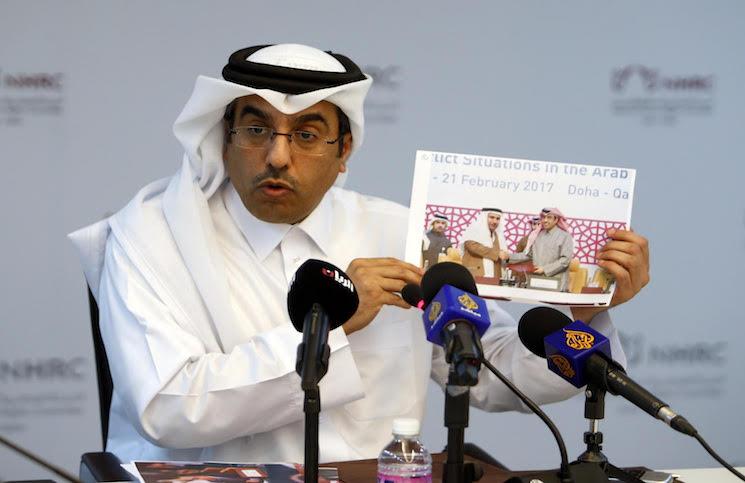 ” حقوق الإنسان” القطرية تهدّد بمقاضاة قناة “العربية​”