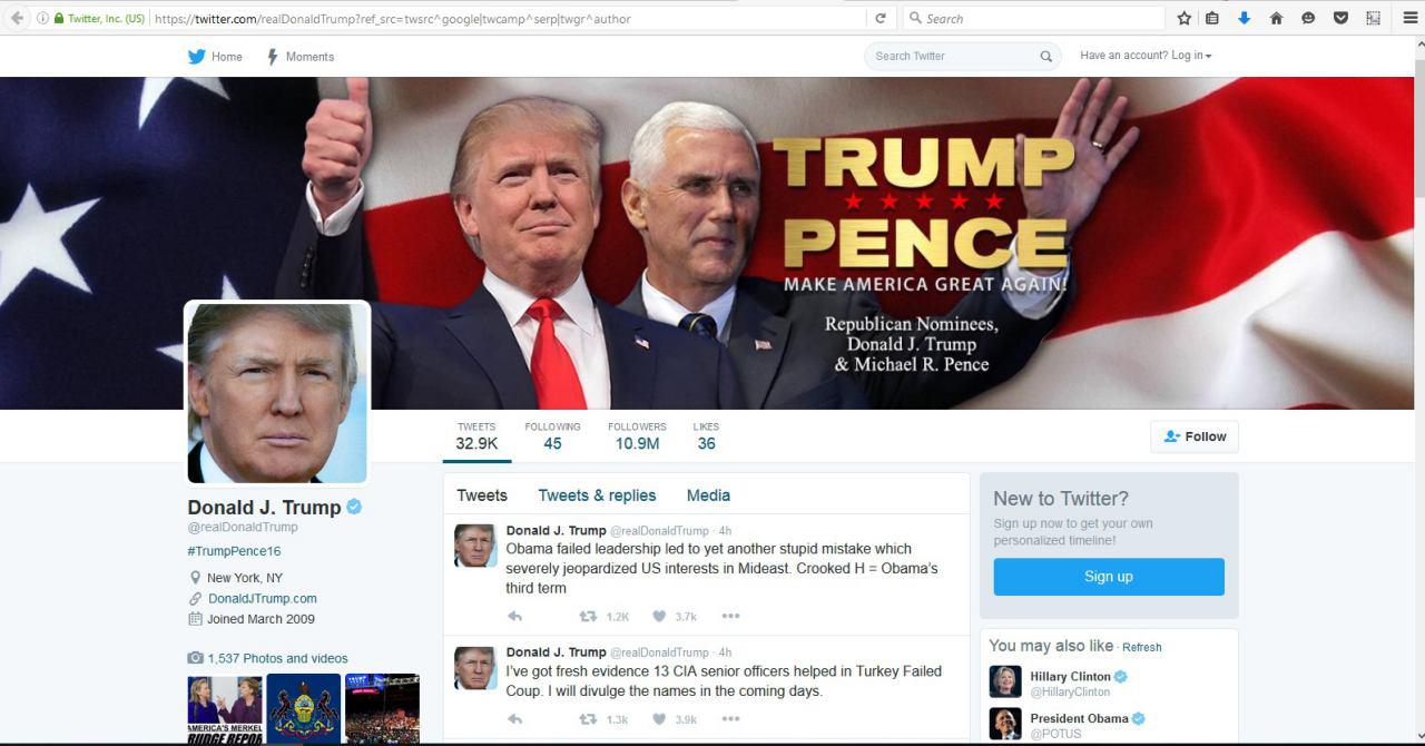 واشنطن بوست: تغريدات ترامب تؤكد أنه “رئيس خارج السيطرة”