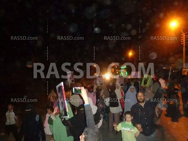 مهرجان ثورى في أهانسيا ببني سويف رفضا لتنصيب السيسي