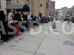 مظاهرات حاشدة لطالبات أزهر المنصورة رفضًا لتنصيب السيسي