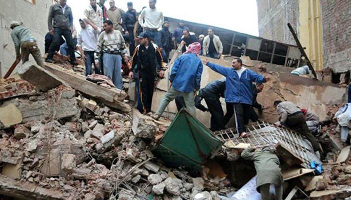 انهيار جزئي في منزلين بغرب اسيوط دون إصابات