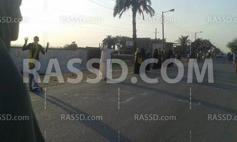 سلاسل بشرية بأسيوط رفضا للانقلاب العسكري