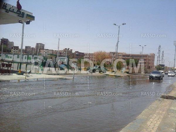 انفجار ماسورة صرف صحي بجنوب أسوان