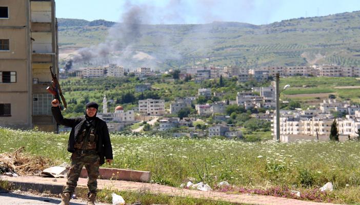 المعارضة السورية تسقط طائرة تابعة للنظام بمطار الثعلبة