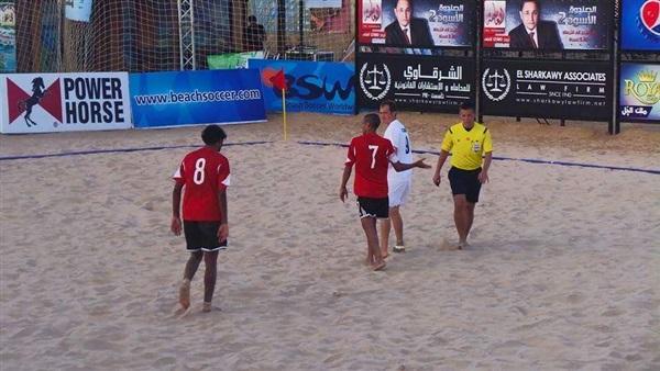 مصر تخسر نهائي بطولة الكرة الشاطئية على يد لبنان