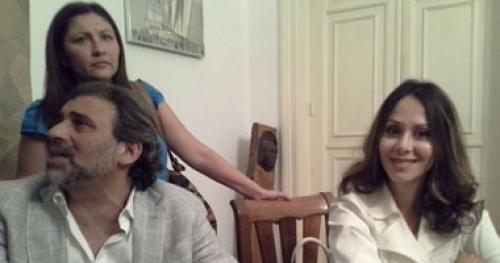 وصول خالد يوسف ومتحدث”الإنقاذ” الى اعتصام المثقفين