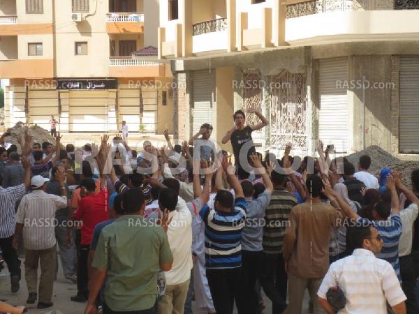 تظاهرة بـ”كفر الشيخ” تنديدًا بجرائم العسكر