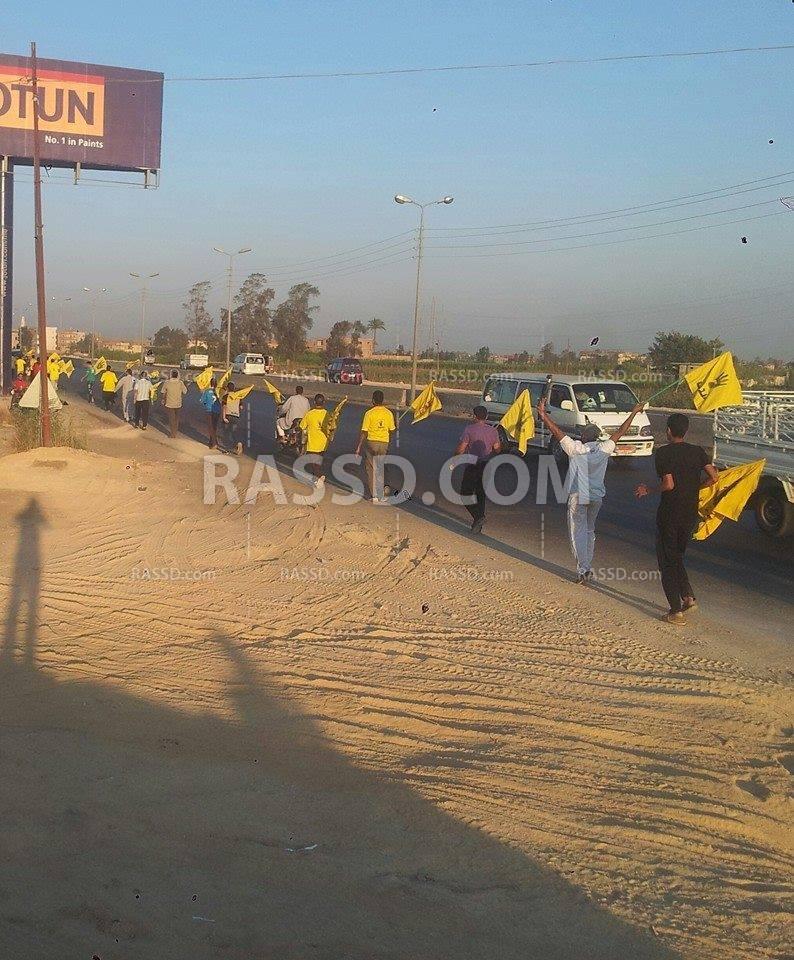 “مارثون رياضي” على الطريق الزراعي رفضًا للانقلاب