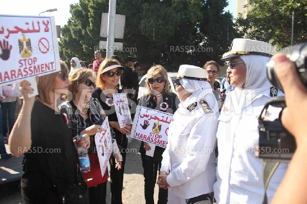 “القومي للمرأة” في وقفة إحتجاجية ضد التحرش