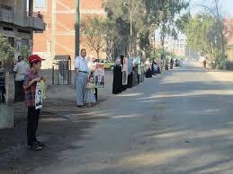 سلسلة بشرية بكفر الشيخ رفضا لتنصيب السيسي رئيسا