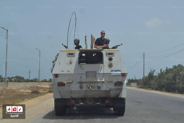 إجراءات أمنية مشددة بالشيخ زويد ورفح