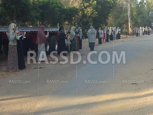 سلاسل بشرية مناهضة للانقلاب بقري ومراكز “الدقهلية”