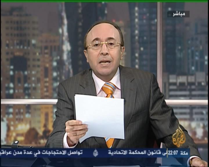 فيصل القاسم يلغي حلقة كانت لانتقاد مرسي بسبب سوريا