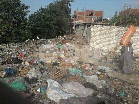 بالصور.. تلال القمامة تملأ شوارع “صفط الحرية” بالبحيرة