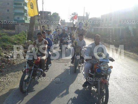 مسيرات حاشدة ضد الانقلاب بالفيوم