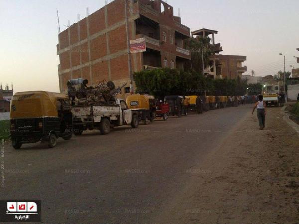 تفاقم أزمة البنزين في بعض محطات الوقود بالشرقية