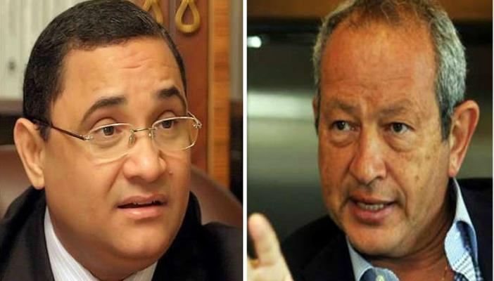 ساويرس: عبدالرحيم يهاجمني لتوقف الدعم.. والإعلامي: يستشير أمن الدولة