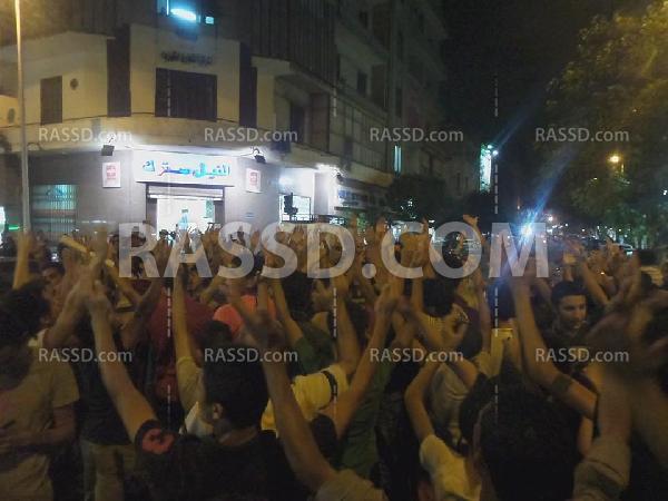 “طلاب ضد الانقلاب” تتظاهر في “رمسيس”