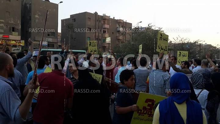 مسيرة مناهضة للانقلاب في “الحي العاشر” بمدينة نصر