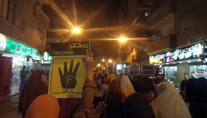 بالصور.. مسيرات ليلة ضد حكم العسكر في 6 محافظات