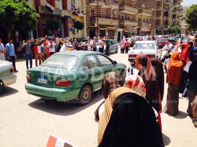 سلسلة لطلاب جامعة الفيوم رفضا لأحكام القضاء