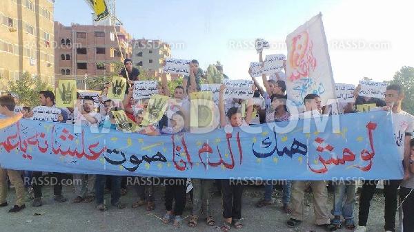 وقفة لحركة “صامدون” بـ”أبو زعبل” قليوبية