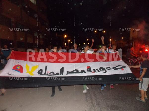 مسيرة ليلية لألتراس ربعاوي ببورسعيد