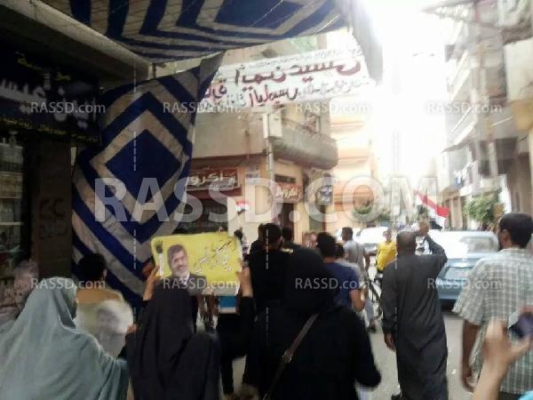 مسيرة رافضة لحكم وقضاء العسكر بالمنصورة