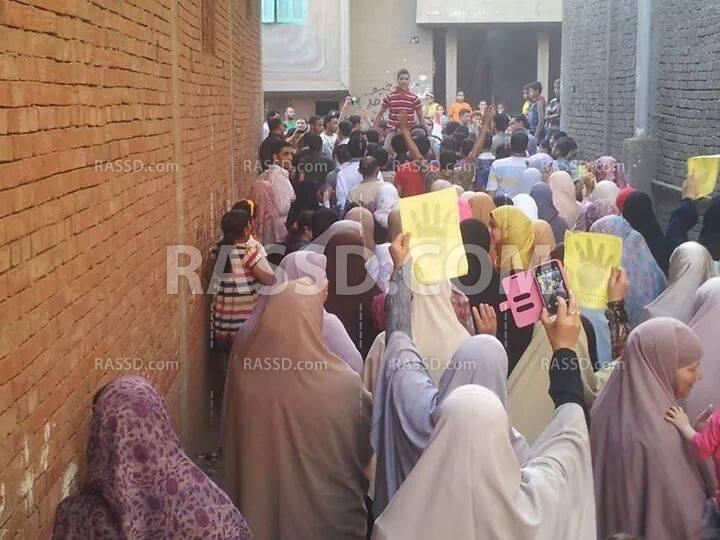 مسيرة ب”الدقهلية”تنديدا بالأحكام القضائية بحق رافضي الانقلاب