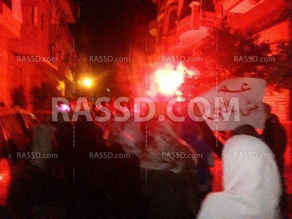 مسيرة لعفاريت ضد الانقلاب في المنصورة بمشاركة ثورية حرّه