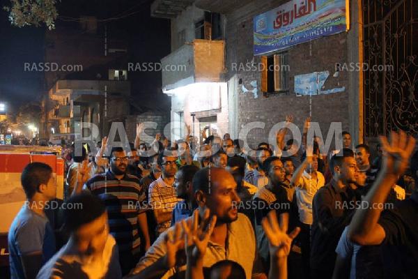 مسيرة  ليلية حاشدة تجوب شوارع “الجيزة”