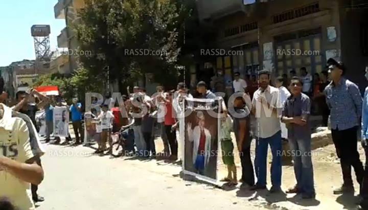 مسيرة حاشده لثوار “كفر سليمان” بدمياط رفضا للانقلاب