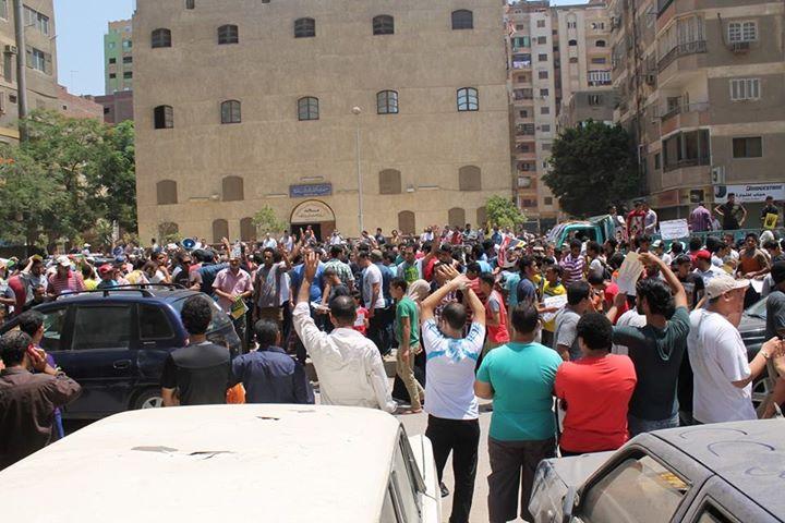 انتفاضة حاشدة بالهرم رفضا لحكم العسكر