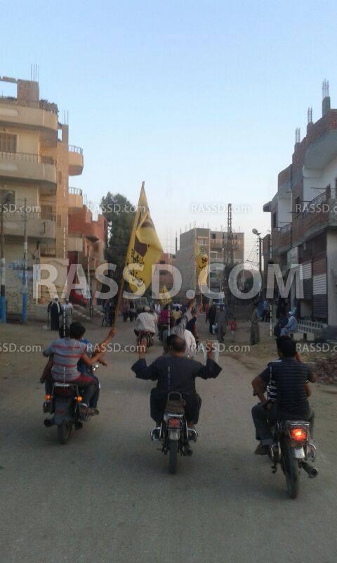 مسيرة بالدراجات البخارية في “بني سويف”