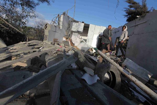 سلسلة غارات صهيونية على غزة