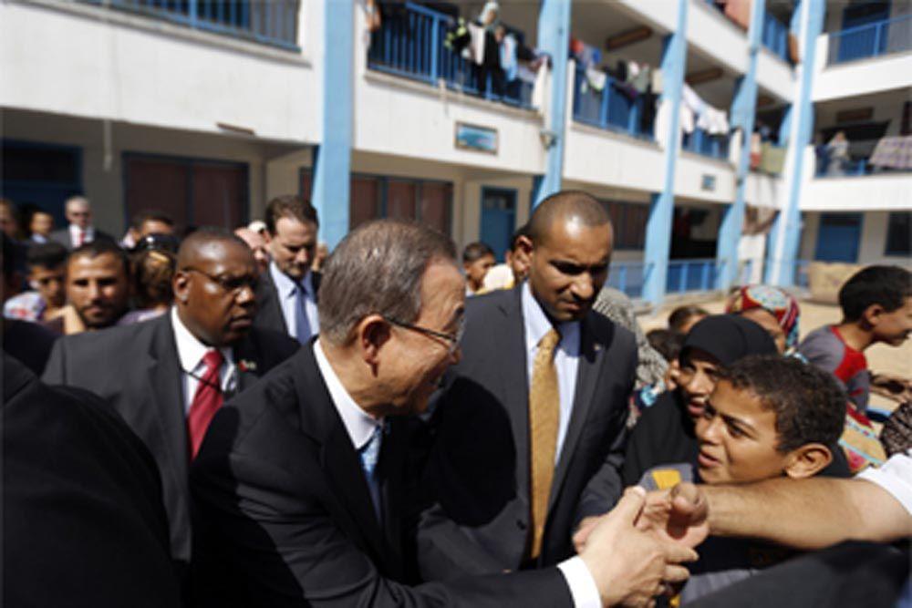 بان كي مون يطالب بمعاقبة “إسرائيل” على حصارها لغزة