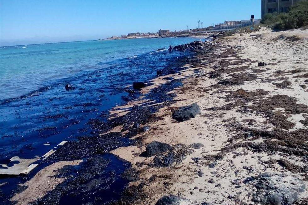 بسبب بقعة زيت.. تعليمات للفنادق بعدم السباحة في مياه الغردقة