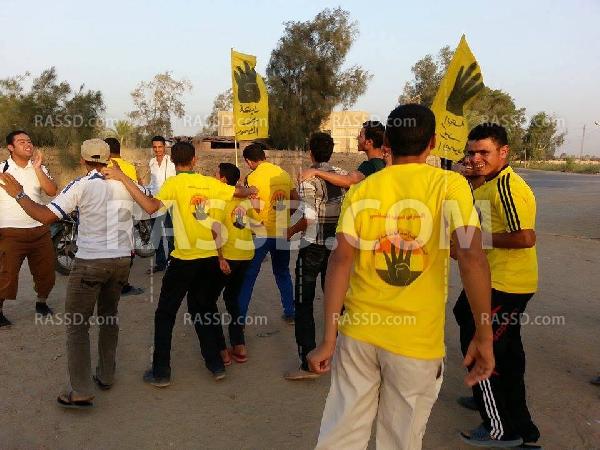 وقفة مناهضة للانقلاب في الفيوم  لـ”ألتراس طلاب الحرية”