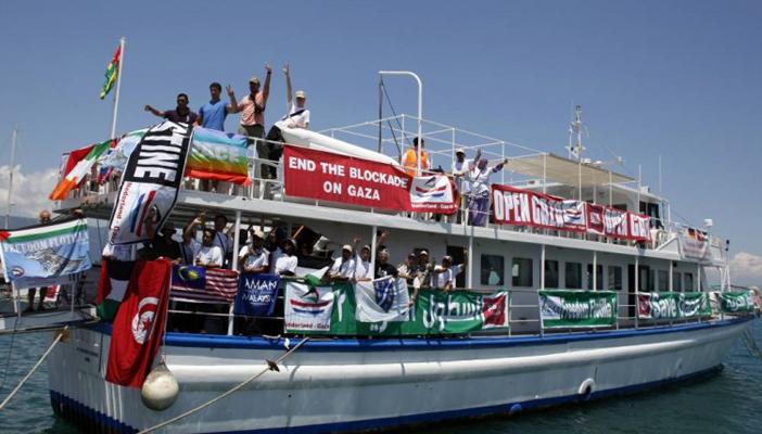 وسط تهديدات إسرائيلية.. أسطول الحرية على بعد 80 ميلا من غزة