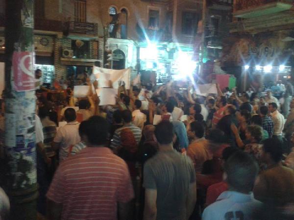 مسيرة للقوى السياسية بالمنيا للمطالبة برحيل النظام