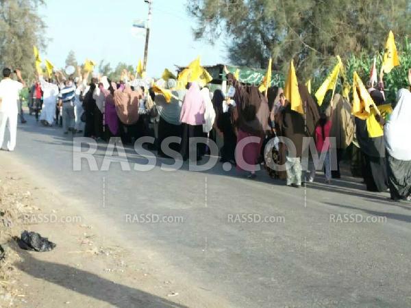 فعاليات مناهضة للانقلاب العسكري في “كفر الشيخ”