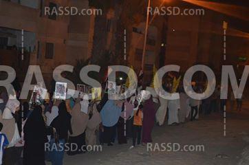 أهالي “برج العرب” يتظاهرون ضد الانقلاب