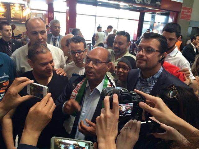 عاجل.. الأوروبية: المرزوقي يصل باريس بعد ترحيله من مطار بن غوريون