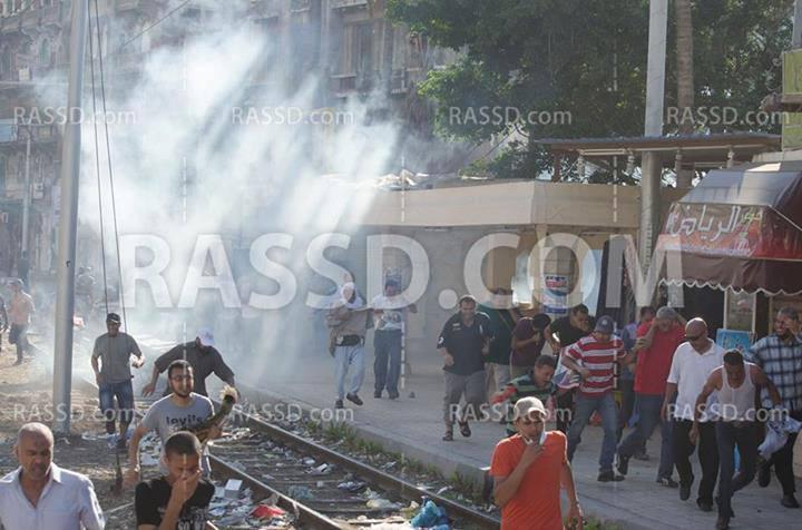 الأمن يعتدي على مسيرة بالرصاص الحاي في الإسكندرية