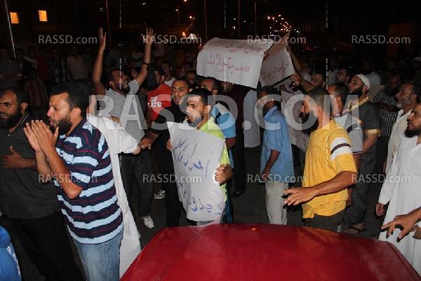 “الشرعية خط أحمر” في مسيرة  لمؤيدي الرئيس ببورسعيد