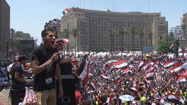 مسيرة العاملين بقصورالثقافة تصل ميدان التحرير