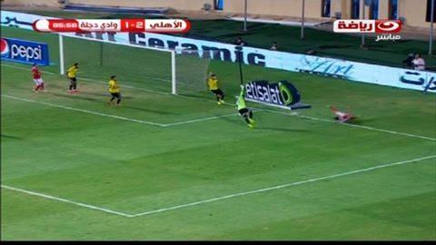 بالفيديو.. الأهلي يقسو علي وادي دجلة بثلاثية