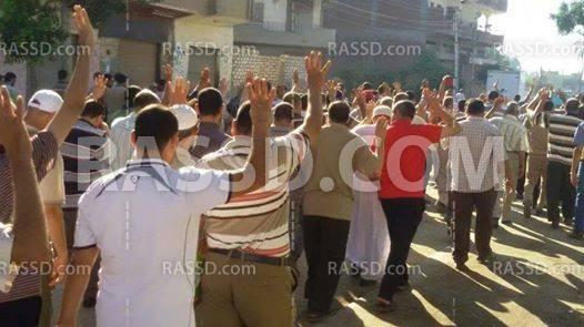 مسيرتان بكفر الشيخ فى ذكرى الانقلاب